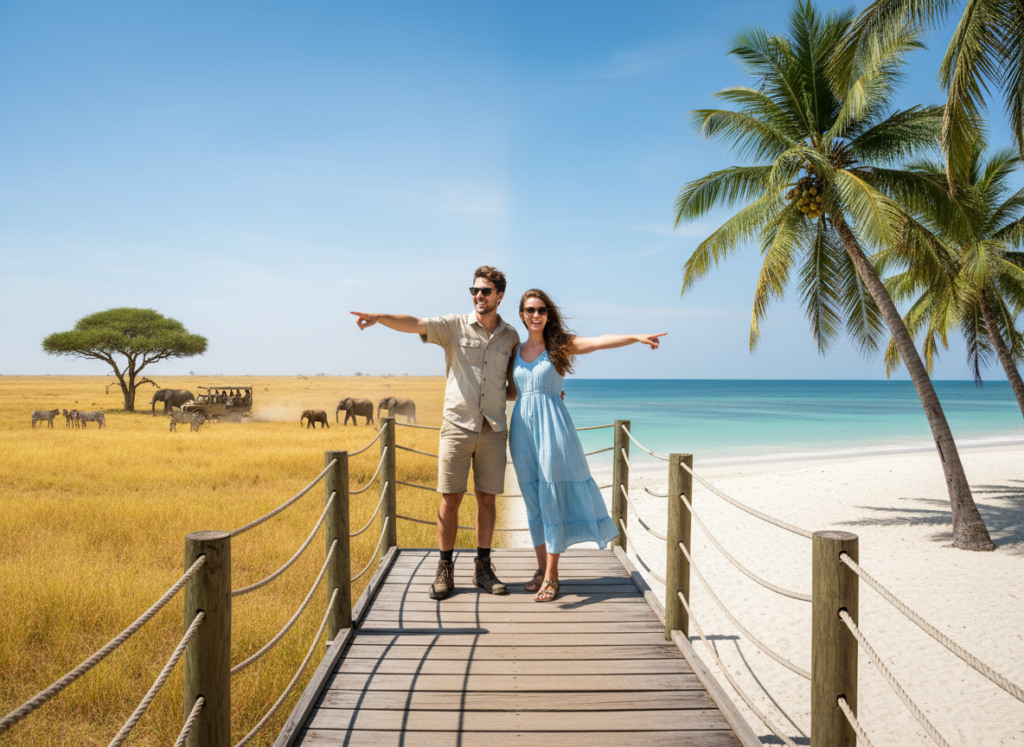 Paquetes turísticos de safari y playa