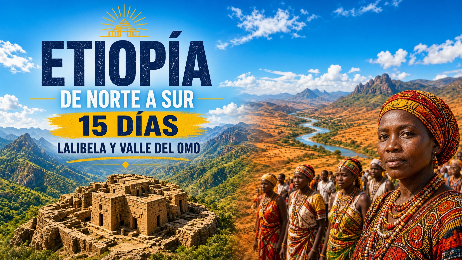 Etiopía de Norte a Sur 15 días