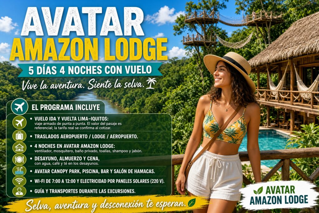 avatar amazo lodge 5 dias