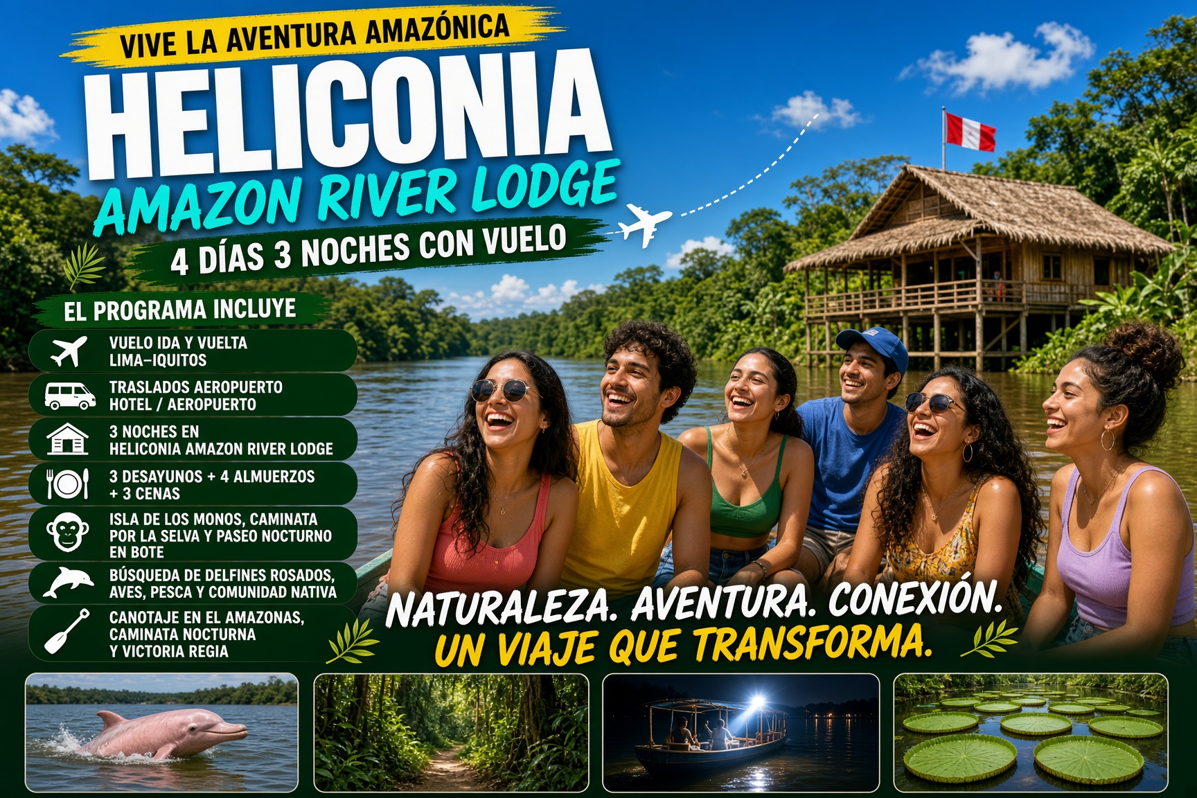 heliconia amazon river 4dias
