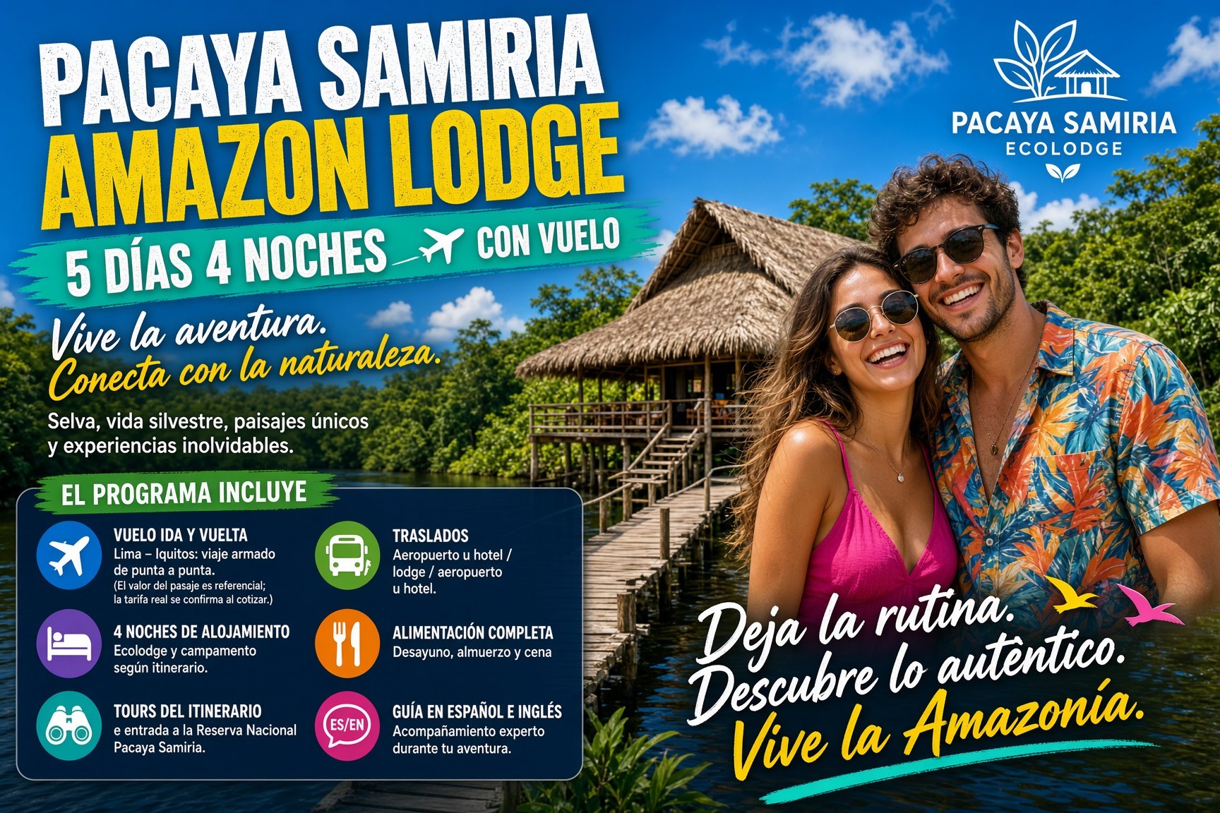Pacaya samiria lodge 5dias