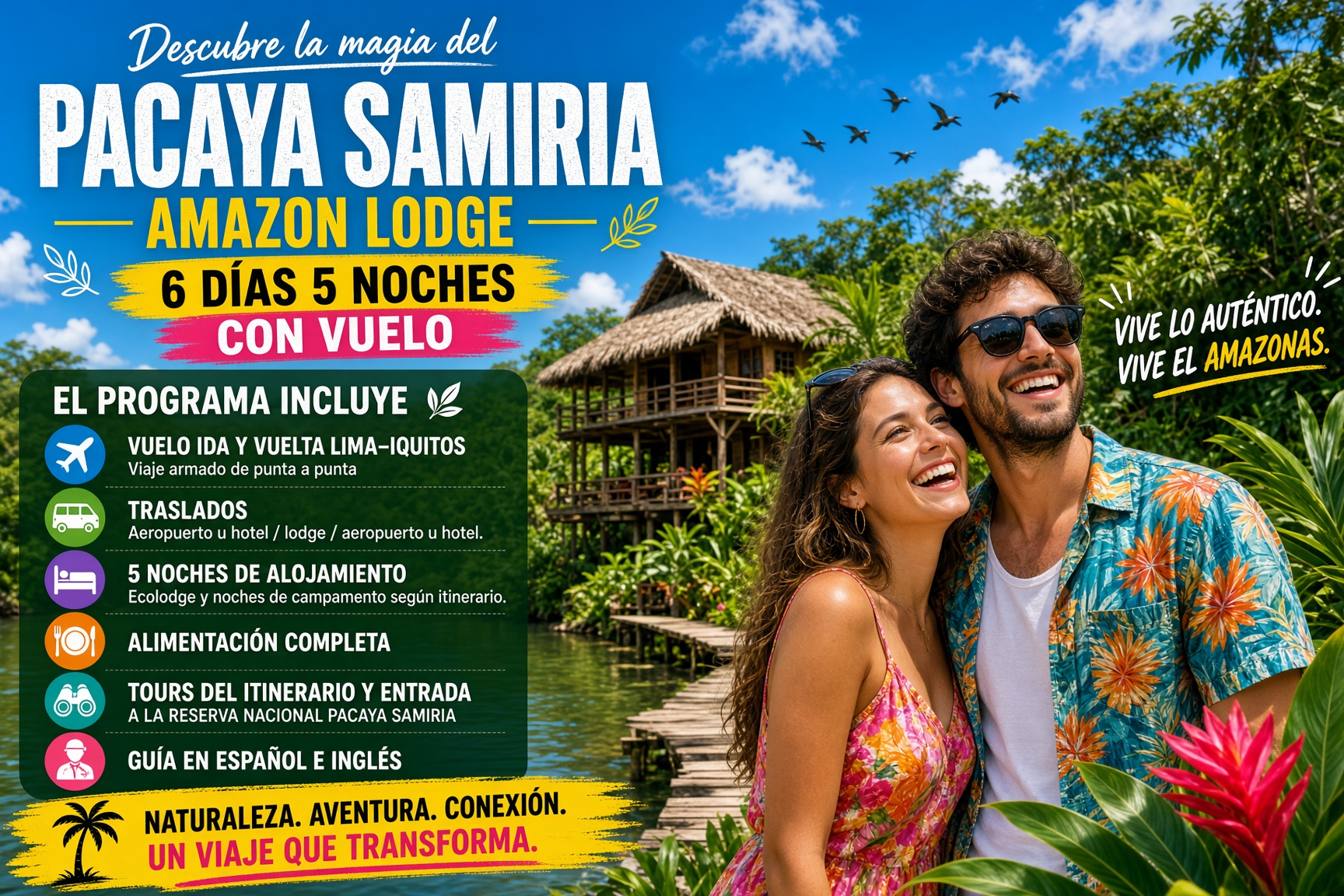 pacaya samiria lodge 6 dias