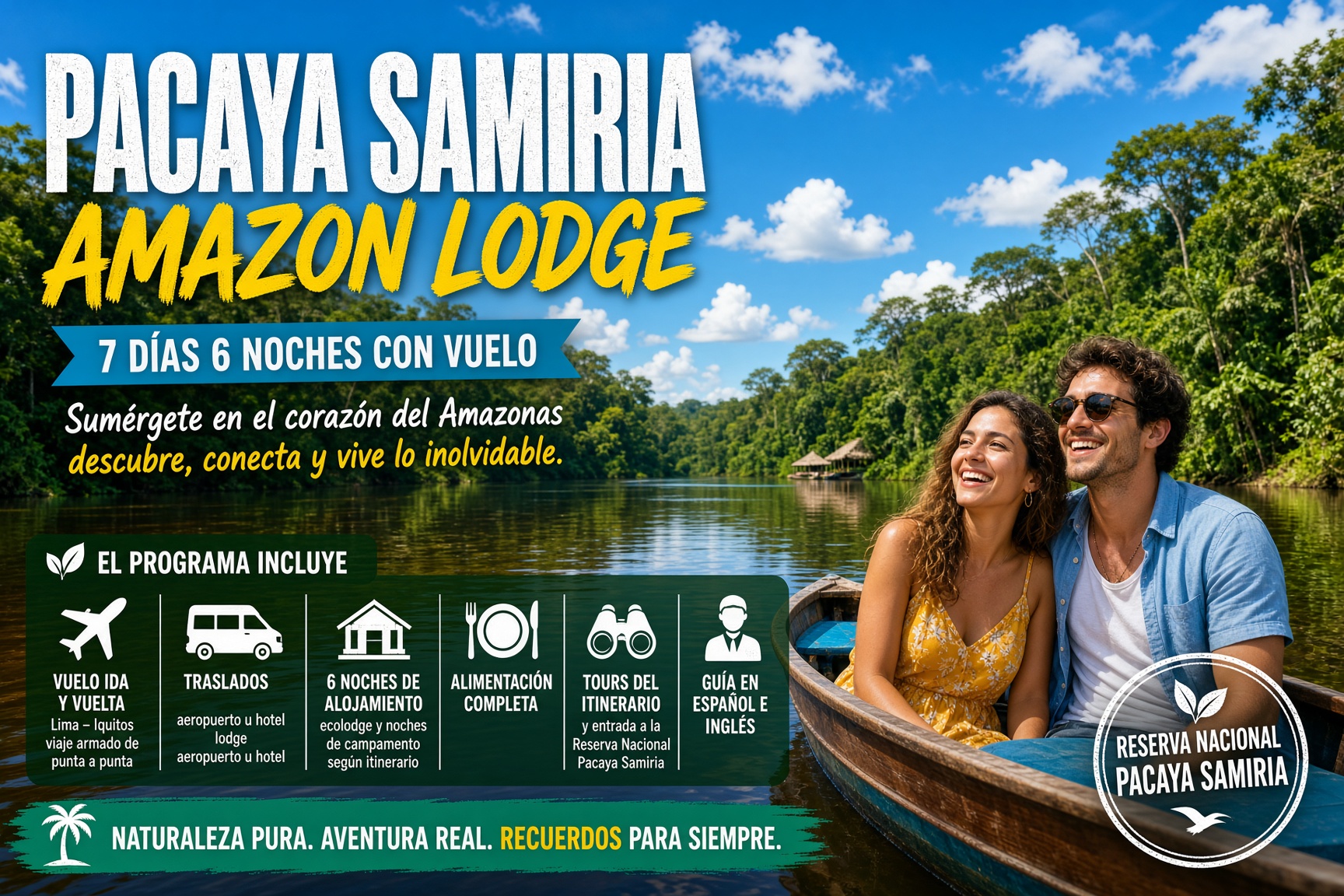 Pacaya samiria Lodge 7dias