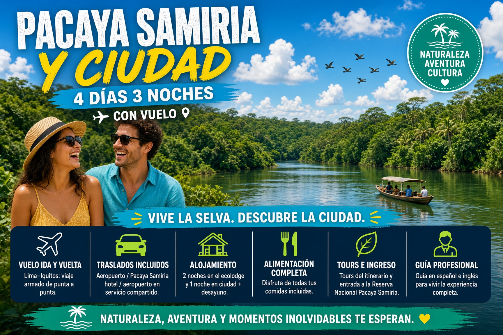 pacaya samiria y ciudad de iquitos