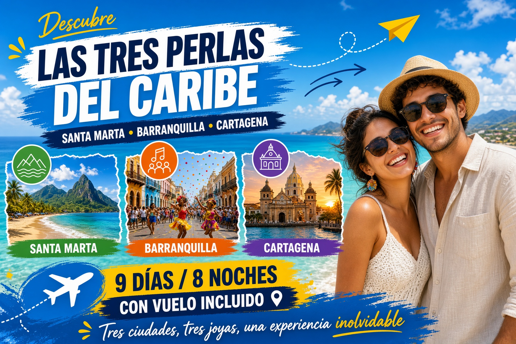 Las tres perlas del Caribe