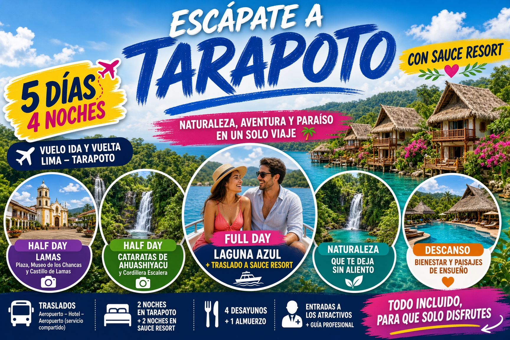 tarapoto con sauce resort