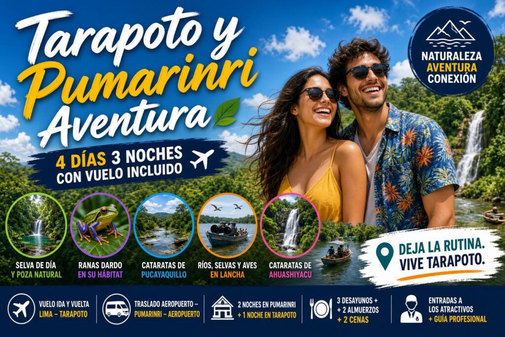 tarapoto y pumarrinri aventura
